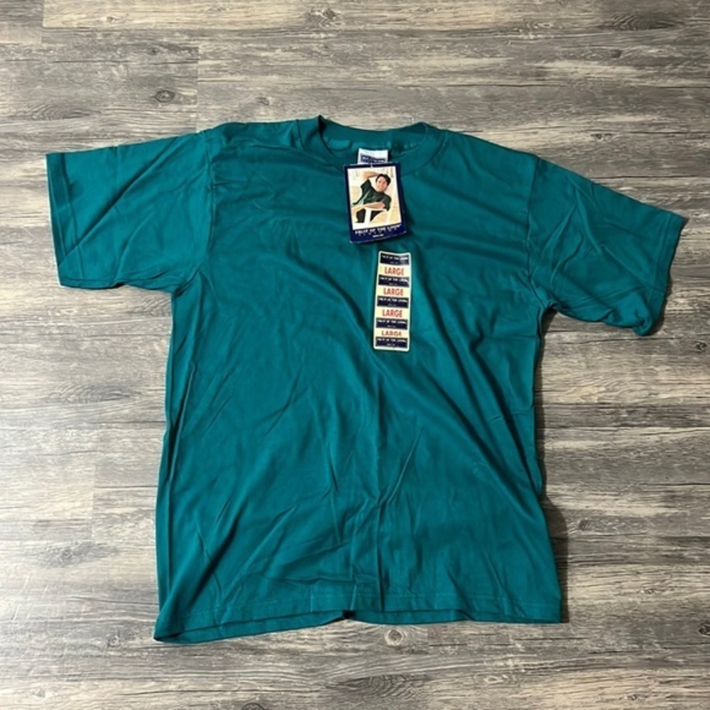Vintage Brand New 1997 Fruit of the Loom Green T-Shirt